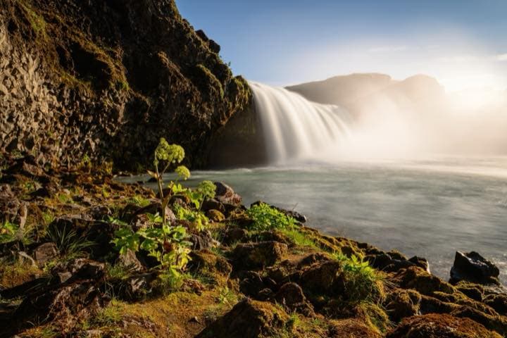 A waterfall shot, developed on the Original film stock.